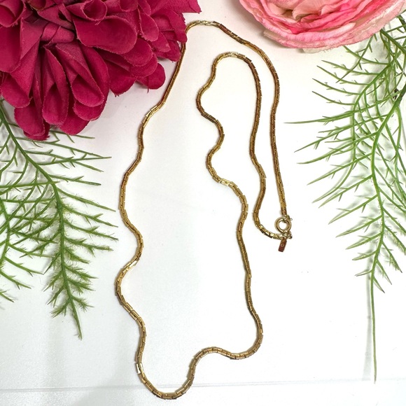 Vintage Jewelry - VINTAGE⚜️MONET Art Deco Style Long Chain Necklace